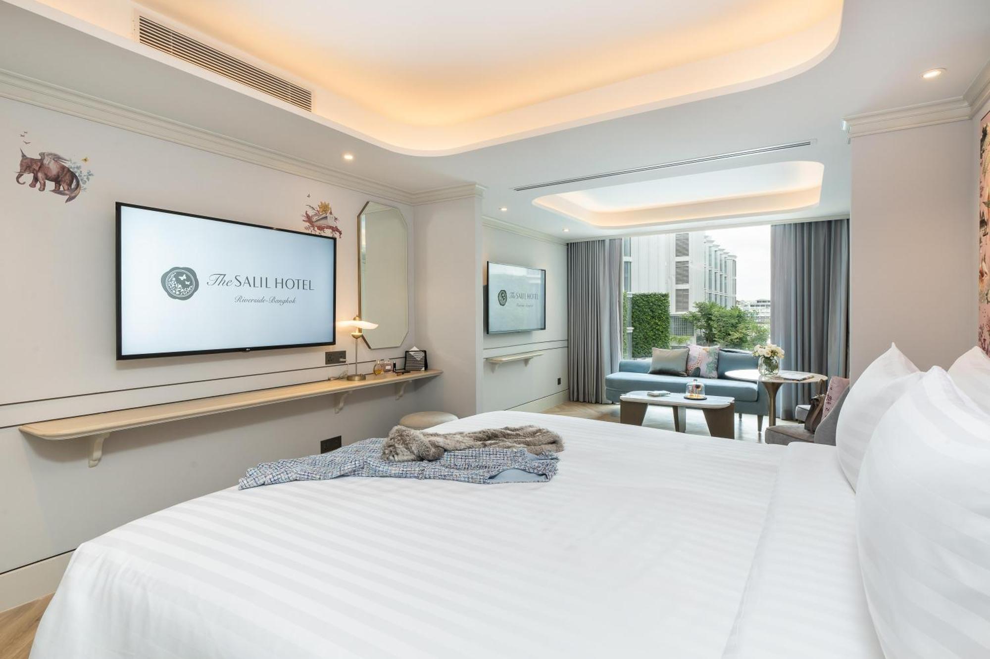 The Salil Hotel Riverside Bangkok Banguecoque Exterior foto Deluxe Room